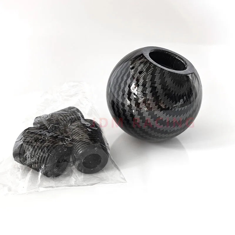 Universal Auto Shift Knob Aluminum Ball Gear Shift Knob with Screw Nut Manual Transmission Vehicles Interior Replacement Parts
