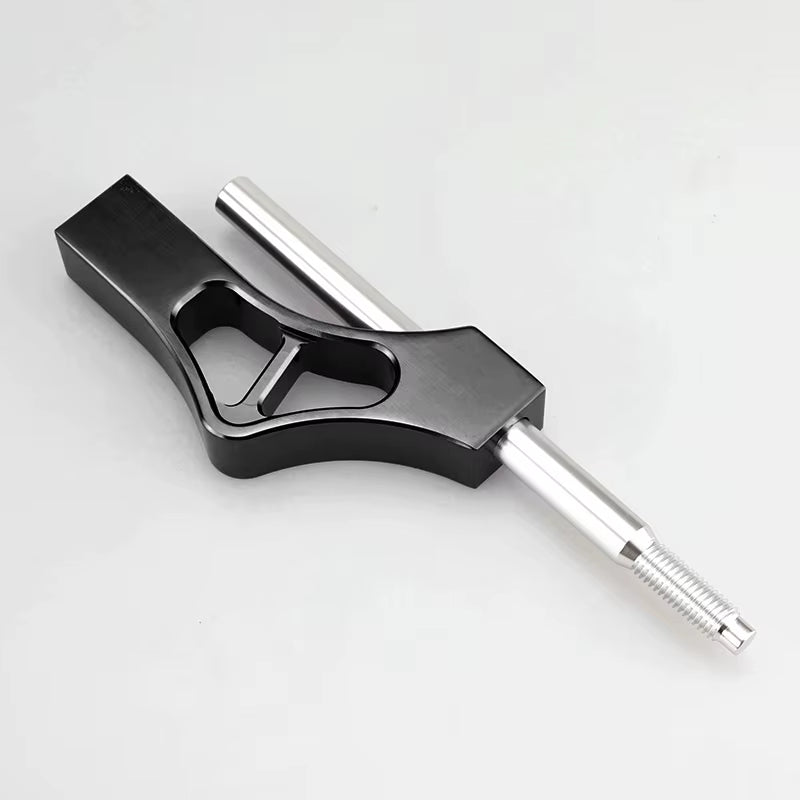 Adjustable Weighted Car Aluminum Shift Knob Extension Height Lever Gear Shifter Extender Universal with 8 10 12 Adapters