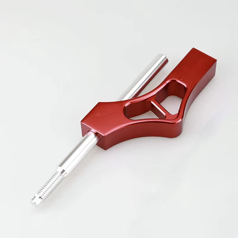 Adjustable Weighted Car Aluminum Shift Knob Extension Height Lever Gear Shifter Extender Universal with 8 10 12 Adapters