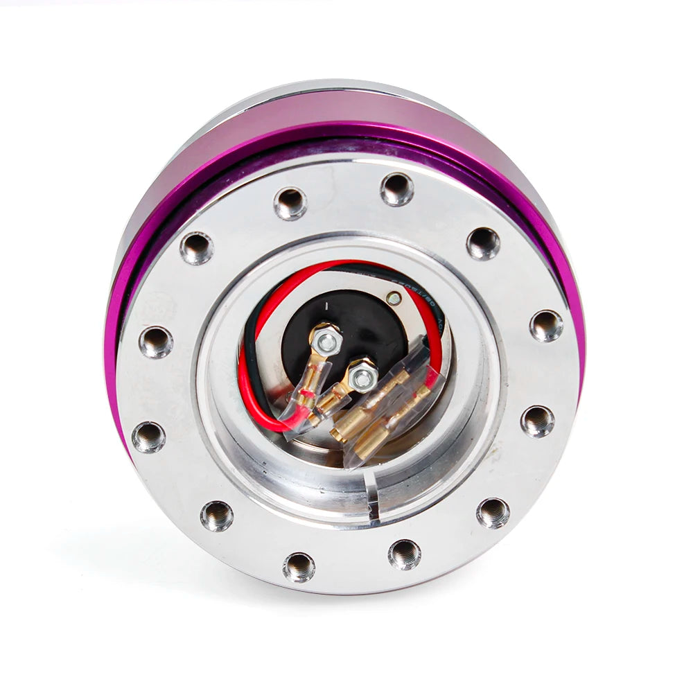 Universal Car Tuning Steering Wheel Snap off Quick Release Hub Adapter Boss Kit for 6-Hole Steering Wheel Hub QR030