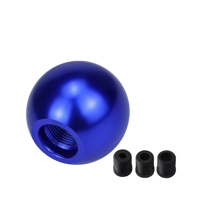 Universal Auto Shift Knob Aluminum Ball Gear Shift Knob with Screw Nut Manual Transmission Vehicles Interior Replacement Parts