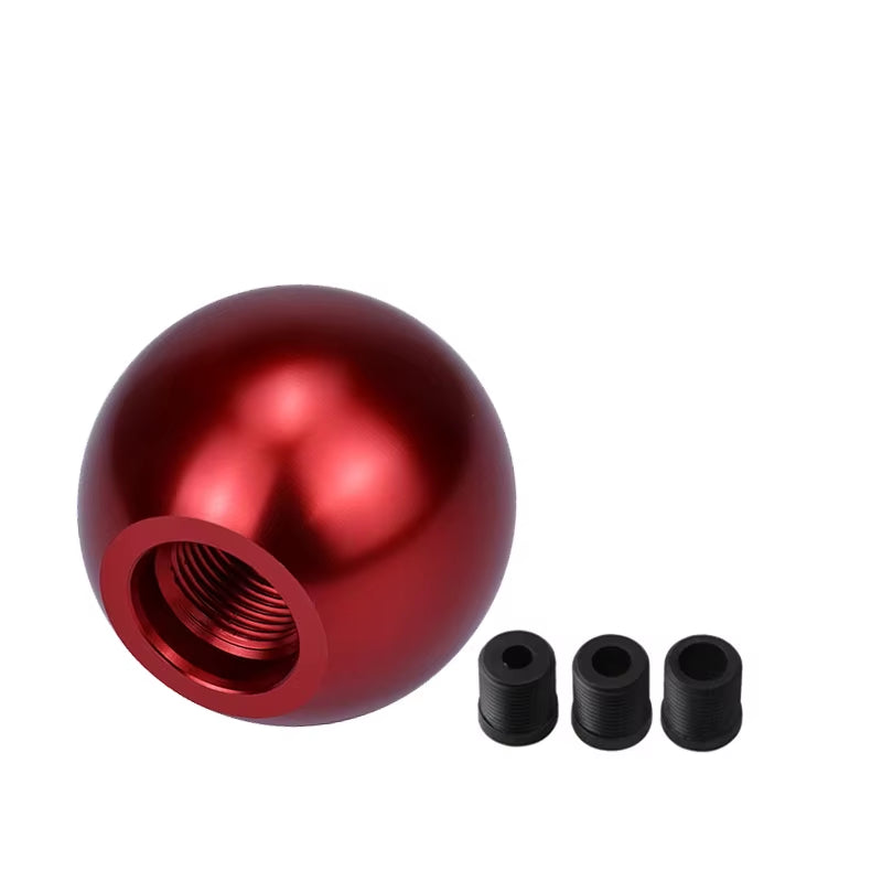 Universal Auto Shift Knob Aluminum Ball Gear Shift Knob with Screw Nut Manual Transmission Vehicles Interior Replacement Parts