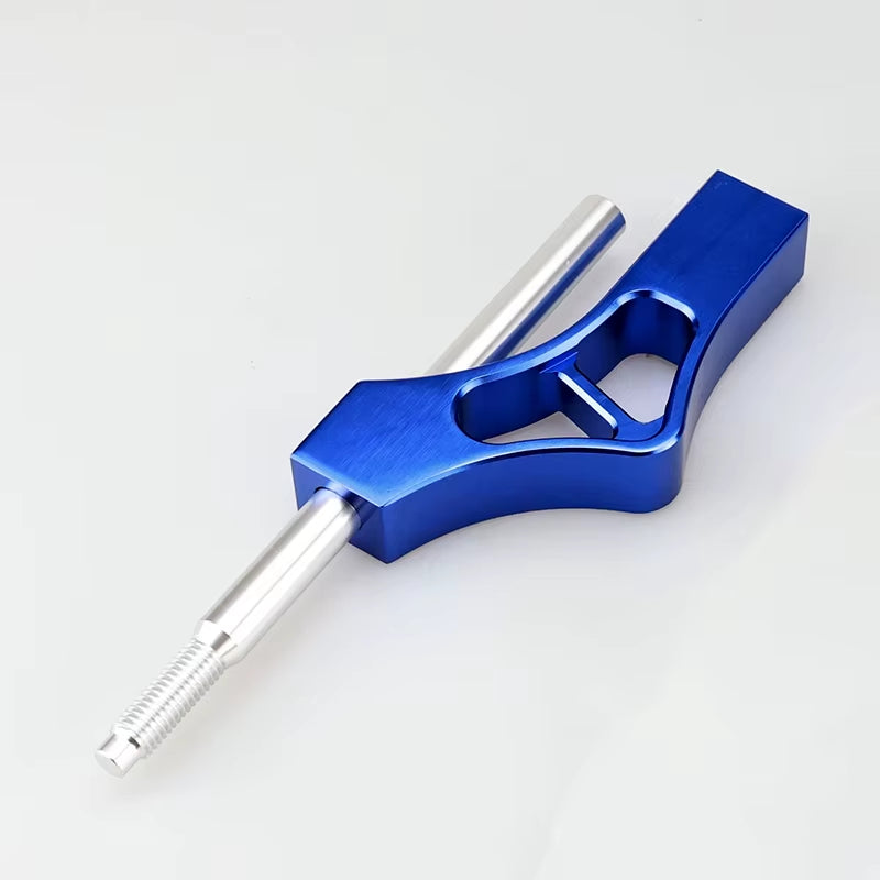 Adjustable Weighted Car Aluminum Shift Knob Extension Height Lever Gear Shifter Extender Universal with 8 10 12 Adapters