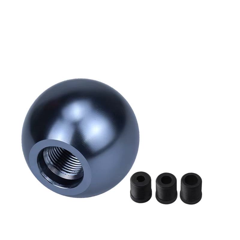 Universal Auto Shift Knob Aluminum Ball Gear Shift Knob with Screw Nut Manual Transmission Vehicles Interior Replacement Parts