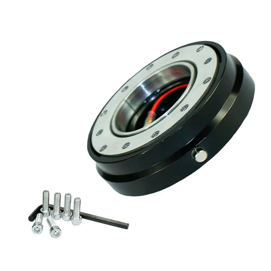 Thin Version 6 Hole Steering Wheel Quick Release Hub Adapter Snap off Boss Kit Sliver/ Purple/Blue/Golden/Black/Red/Neo