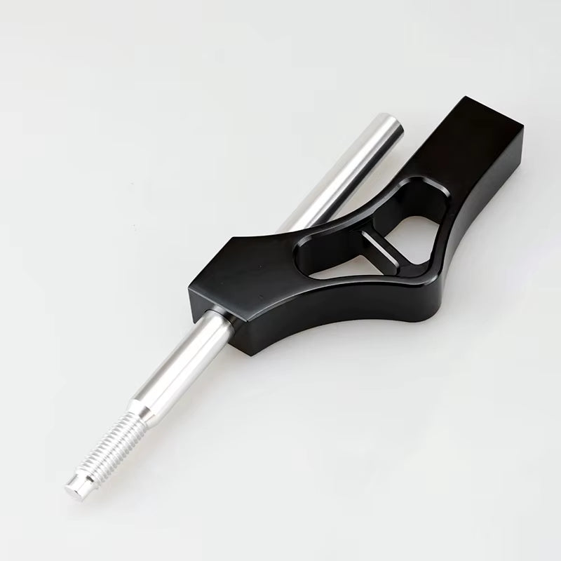 Adjustable Weighted Car Aluminum Shift Knob Extension Height Lever Gear Shifter Extender Universal with 8 10 12 Adapters