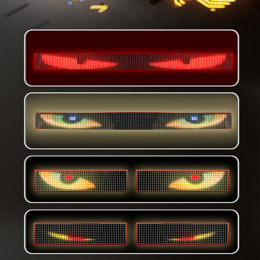Kurai Mode™ Rear Window LED Flex Strip – RGB Animation Display