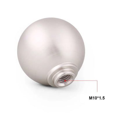 Aluminum 5/6 Speed JDM Ball Shape Shift Gear Knob M10*1.5 for Honda Fit Civic City FD2 FN2 EP3 TYPE R DC2 DC5 AP1 AP2 S2000 F20C