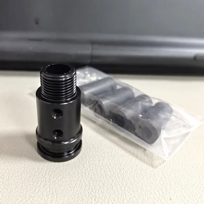 Aluminum M18X1.5 Shift Knob Adapter Car Gear Stick Shifter Replacement Kits Shift Stick Connector for Most Vehicle Truck