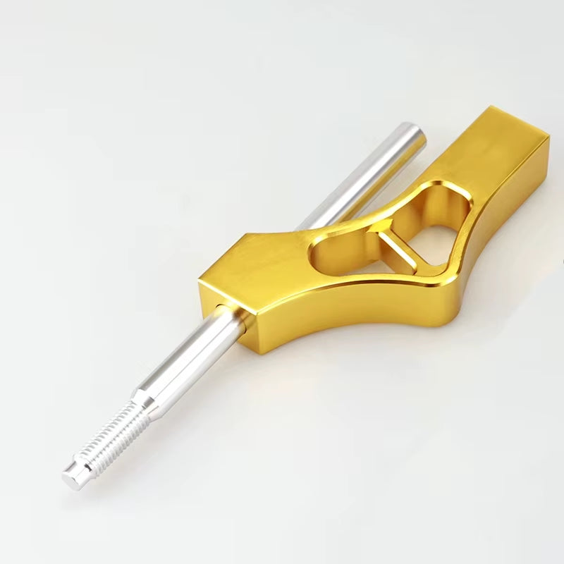Adjustable Weighted Car Aluminum Shift Knob Extension Height Lever Gear Shifter Extender Universal with 8 10 12 Adapters