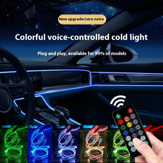 Kurai Mode™ Interior Fiber Optic Light Strip – Multicolor Ambient Kit