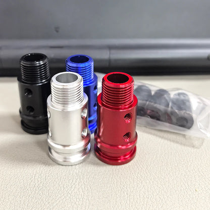 Aluminum M18X1.5 Shift Knob Adapter Car Gear Stick Shifter Replacement Kits Shift Stick Connector for Most Vehicle Truck