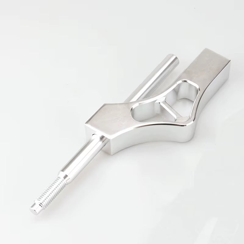 Adjustable Weighted Car Aluminum Shift Knob Extension Height Lever Gear Shifter Extender Universal with 8 10 12 Adapters