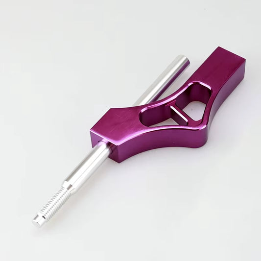 Adjustable Weighted Car Aluminum Shift Knob Extension Height Lever Gear Shifter Extender Universal with 8 10 12 Adapters