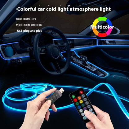 Kurai Mode™ Interior Fiber Optic Light Strip – Multicolor Ambient Kit