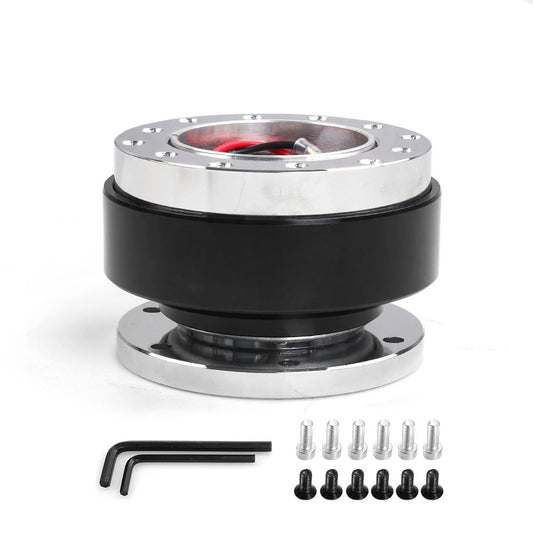 Universal 6-Hole Quick Release Steering Wheel Hub Adapter – Street & Track Ready